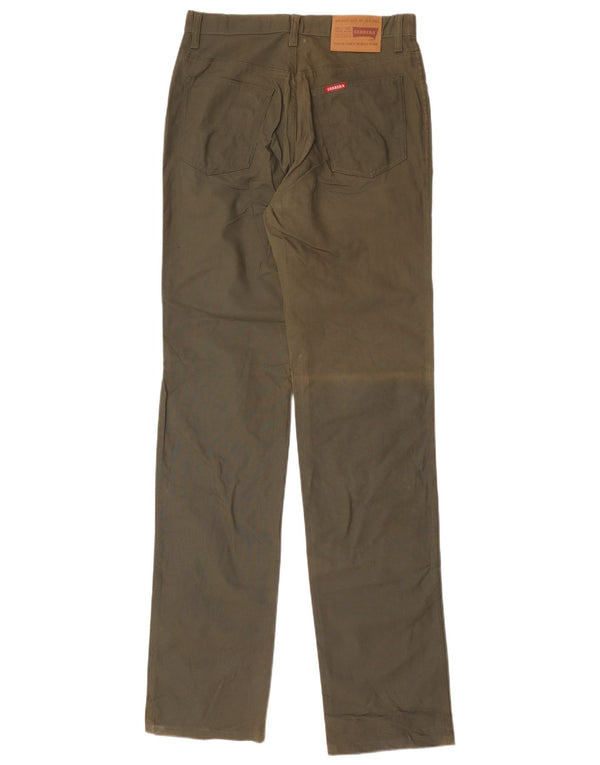 Carrera Pantalones casuales rectos para hombre IT 46 Small W30 L38 Algodón caqui