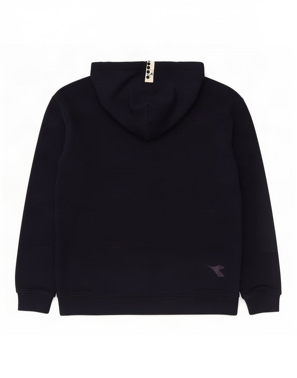 Diadora Hombre Sudadera Con Capucha Graphic Jumper Medium Azul Marino Algodón