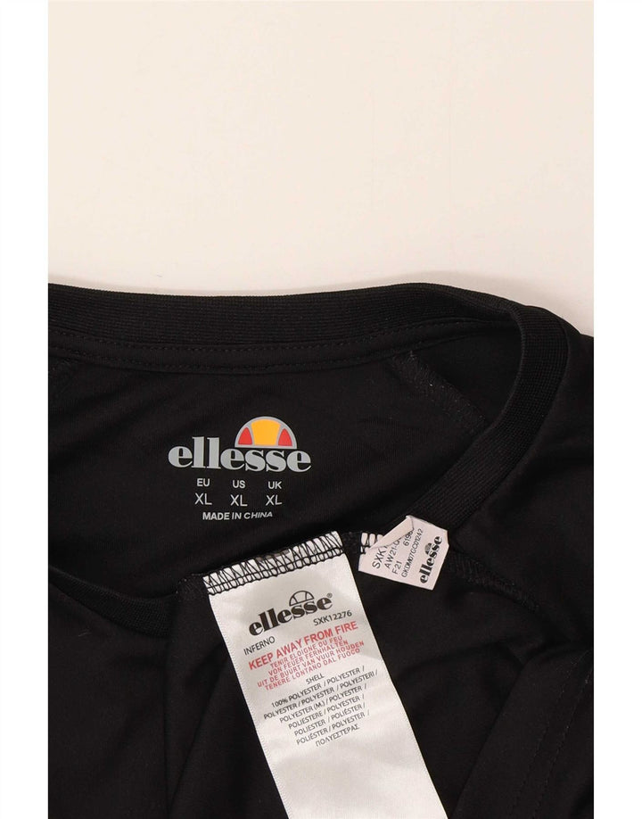 Ellesse Camiseta Hombre Top XL Poliéster Negro