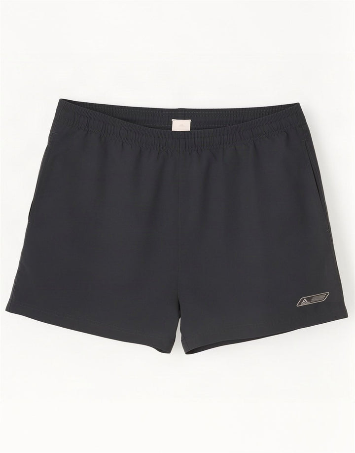 Adidas Pantalones cortos deportivos para hombre XL Gris Poliéster
