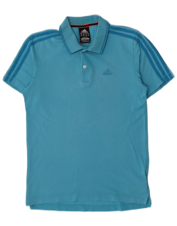 Adidas Mens Clima 365 Polo Camisa Pequeña Algodón Azul