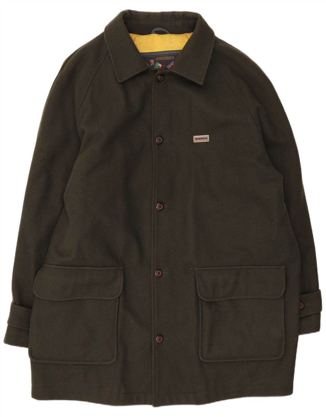 Paul & Shark Abrigo para hombre UK 44 2XL Caqui