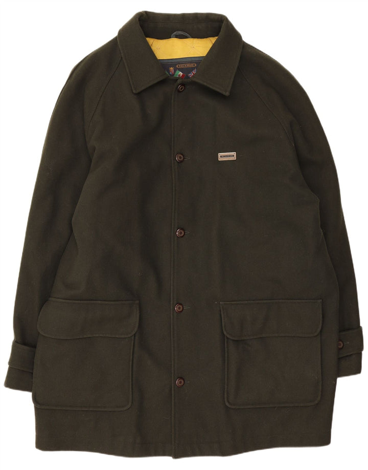 Paul & Shark Abrigo para hombre UK 44 2XL Caqui