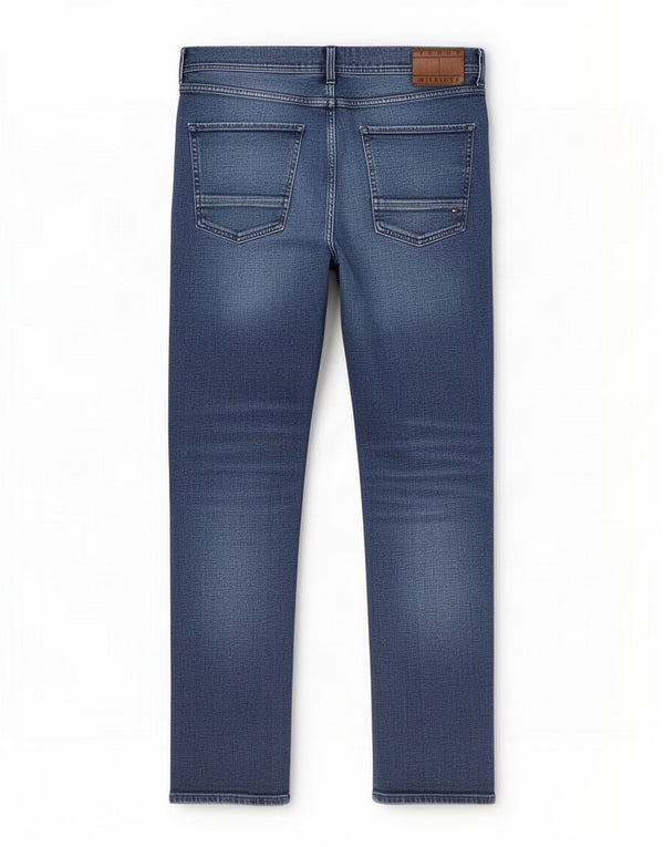 Tommy Hilfiger Vaqueros rectos Denton para hombre W36 L30 Algodón azul
