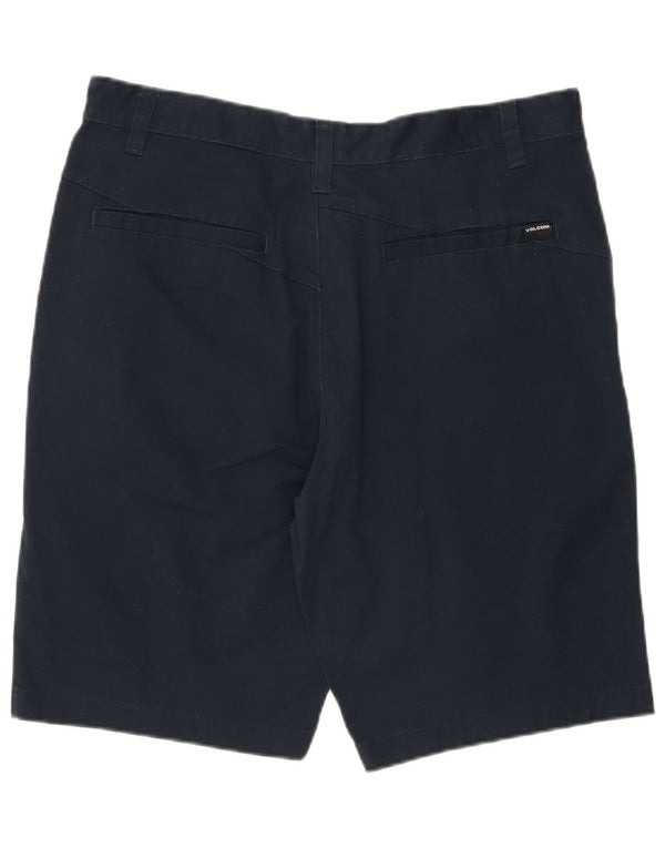Volcom Pantalones cortos chinos para hombre W36 Large Azul marino Algodón
