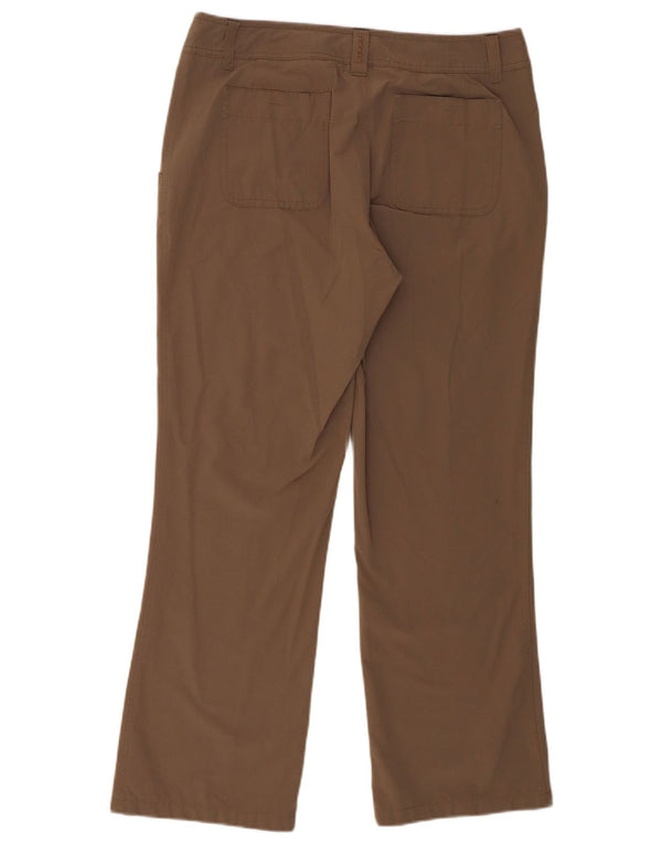 Rohan Pantalones chinos rectos para mujer UK 12 Medium W34 L28 Marrón Poliamida