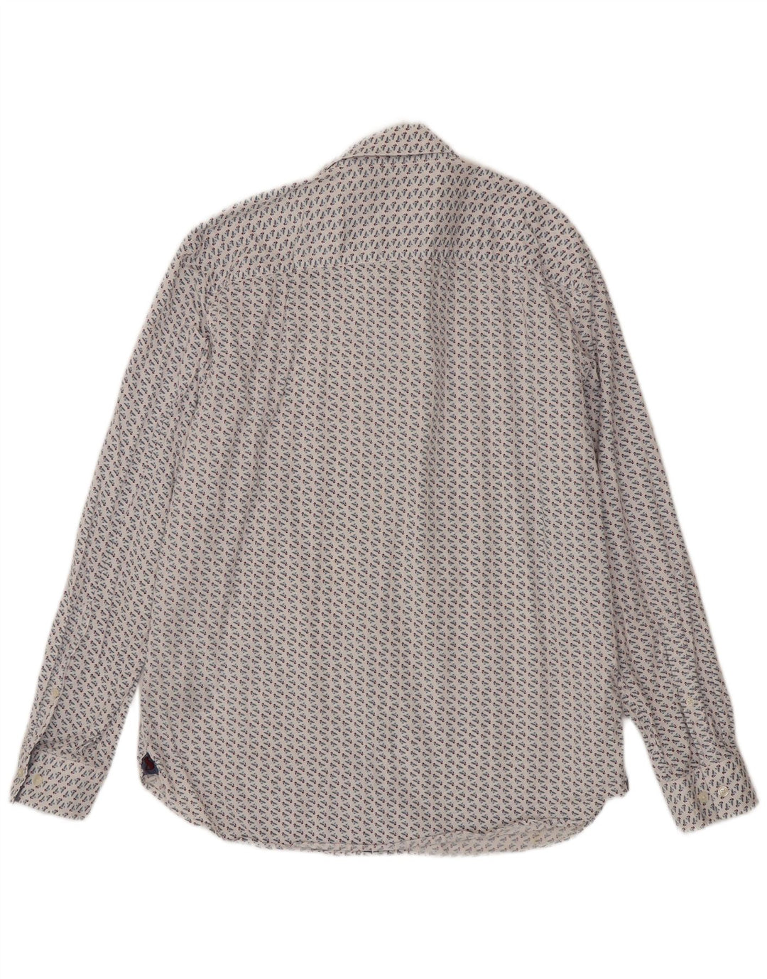 Camisa de corte clásico con estampado abstracto para hombre Joules Algodón blanco grande