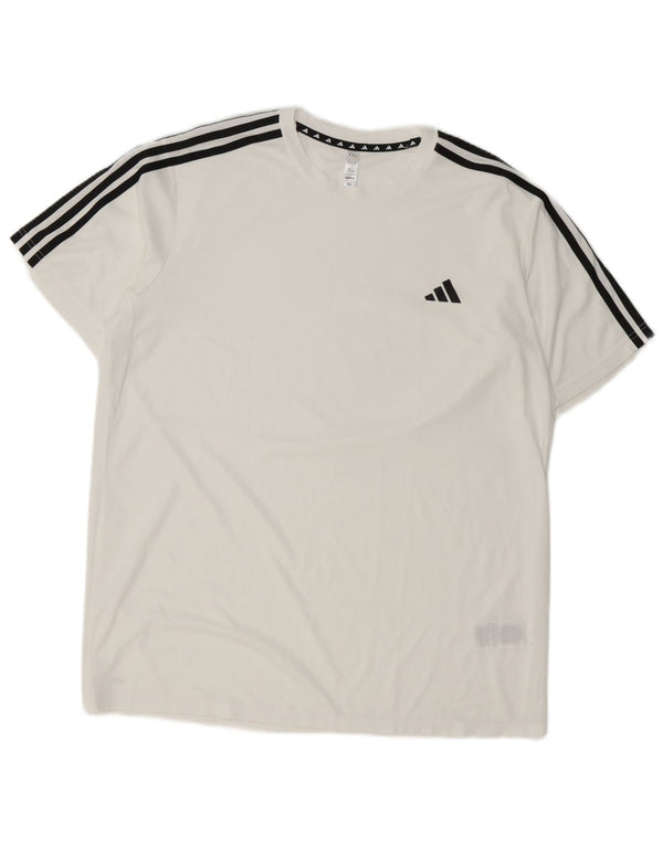 Adidas Hombre Aeroready Camiseta Top XL Blanco Poliéster