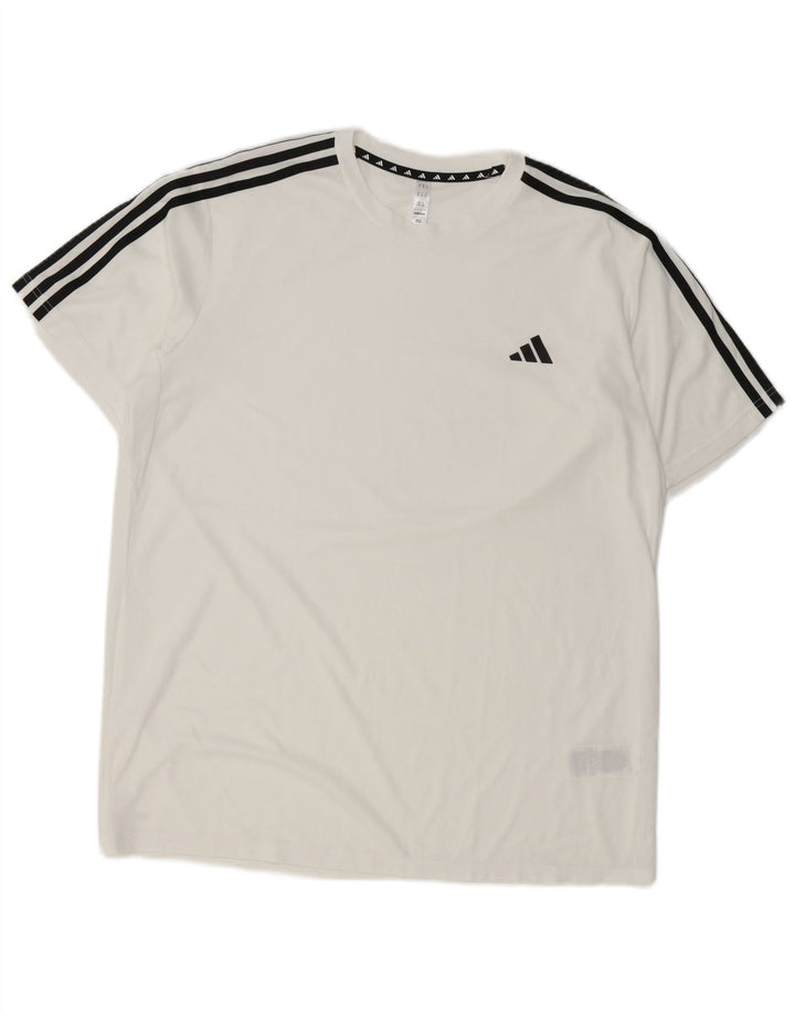 Adidas Hombre Aeroready Camiseta Top XL Blanco Poliéster