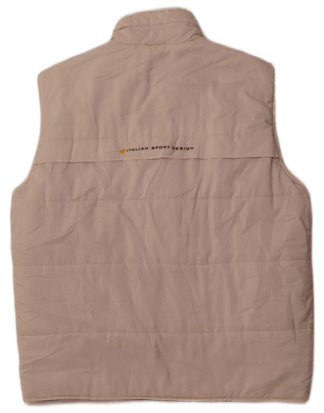 Lotto Chaleco acolchado para hombre IT 52 XL Poliéster blanco roto