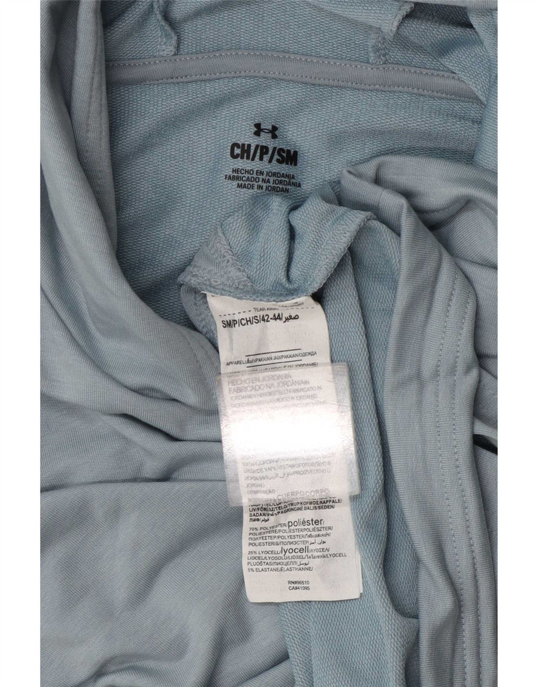 Under Armour Camiseta sin mangas extragrande con capucha para mujer UK 10 Small Blue