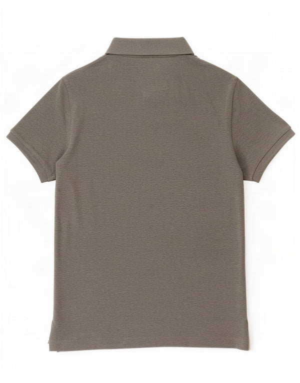 Superdry Polo para hombre de algodón moteado gris grande