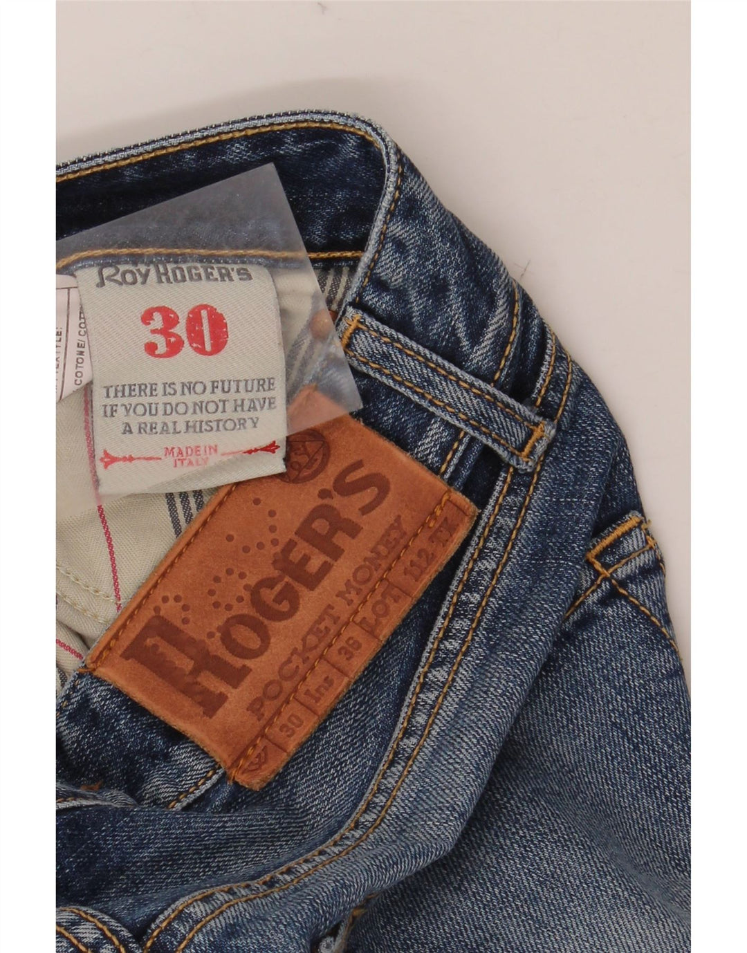 ROY ROGERS Vaqueros rectos para mujer W30 L32 Algodón azul