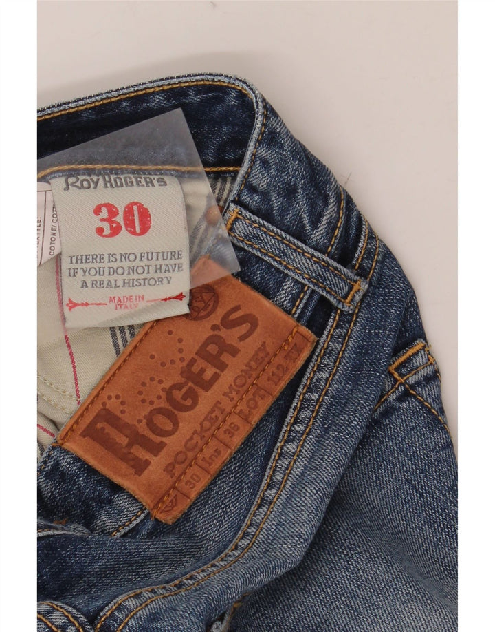 ROY ROGERS Vaqueros rectos para mujer W30 L32 Algodón azul