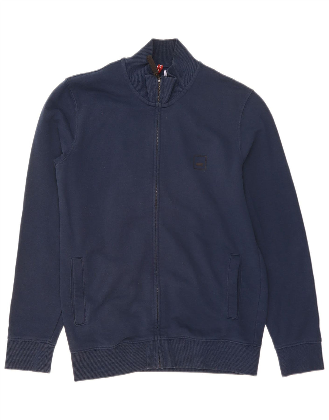 Carrera Chándal para hombre Chaqueta superior Algodón azul marino mediano