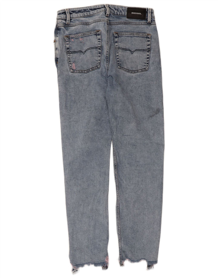 Diesel Mujer Vaqueros Slim W28 L28 Algodón Azul