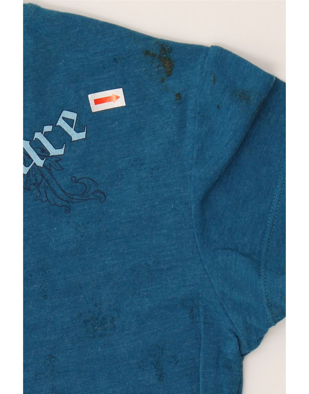 HARD ROCK CAFE Camiseta gráfica San Diego para mujer Top UK 8 Small Blue Cotton