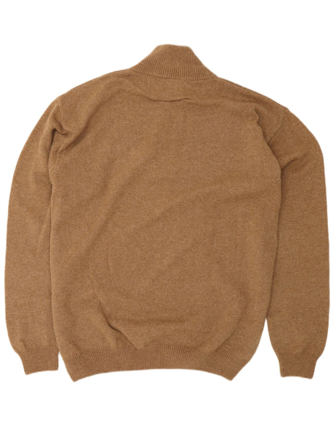 MARLBORO CLASSICS Jersey con cuello y cremallera para hombre 2XL Lana marrón