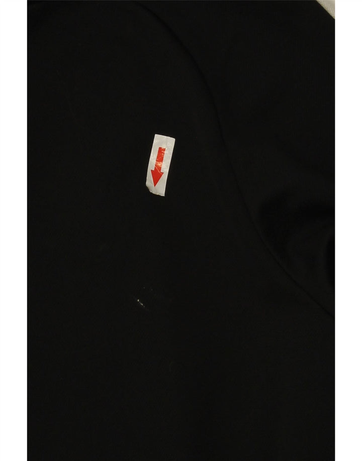 Nike Hombre Dri Fit Chándal Top Chaqueta Mediano Negro Colorblock Poliéster