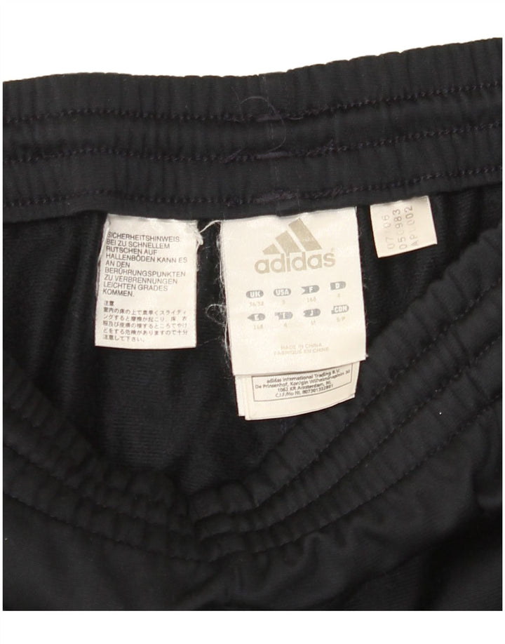 Pantalones de chándal ADIDAS para hombre, talla grande, poliéster negro