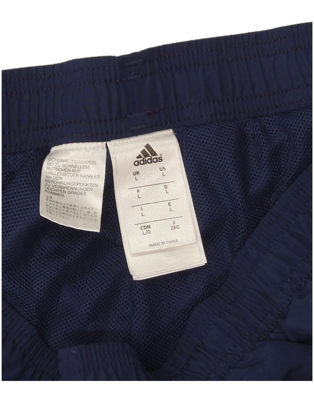 Adidas Hombre Pantalones De Chándal Joggers Grande Azul Marino Poliéster