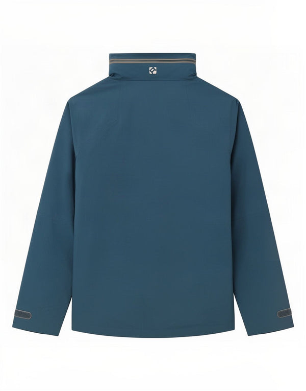 Rohan Chaqueta impermeable con capucha para hombre UK 38 Azul medio Poliamida