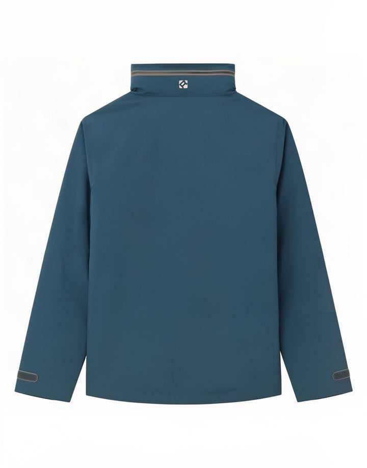 Rohan Chaqueta impermeable con capucha para hombre UK 38 Azul medio Poliamida