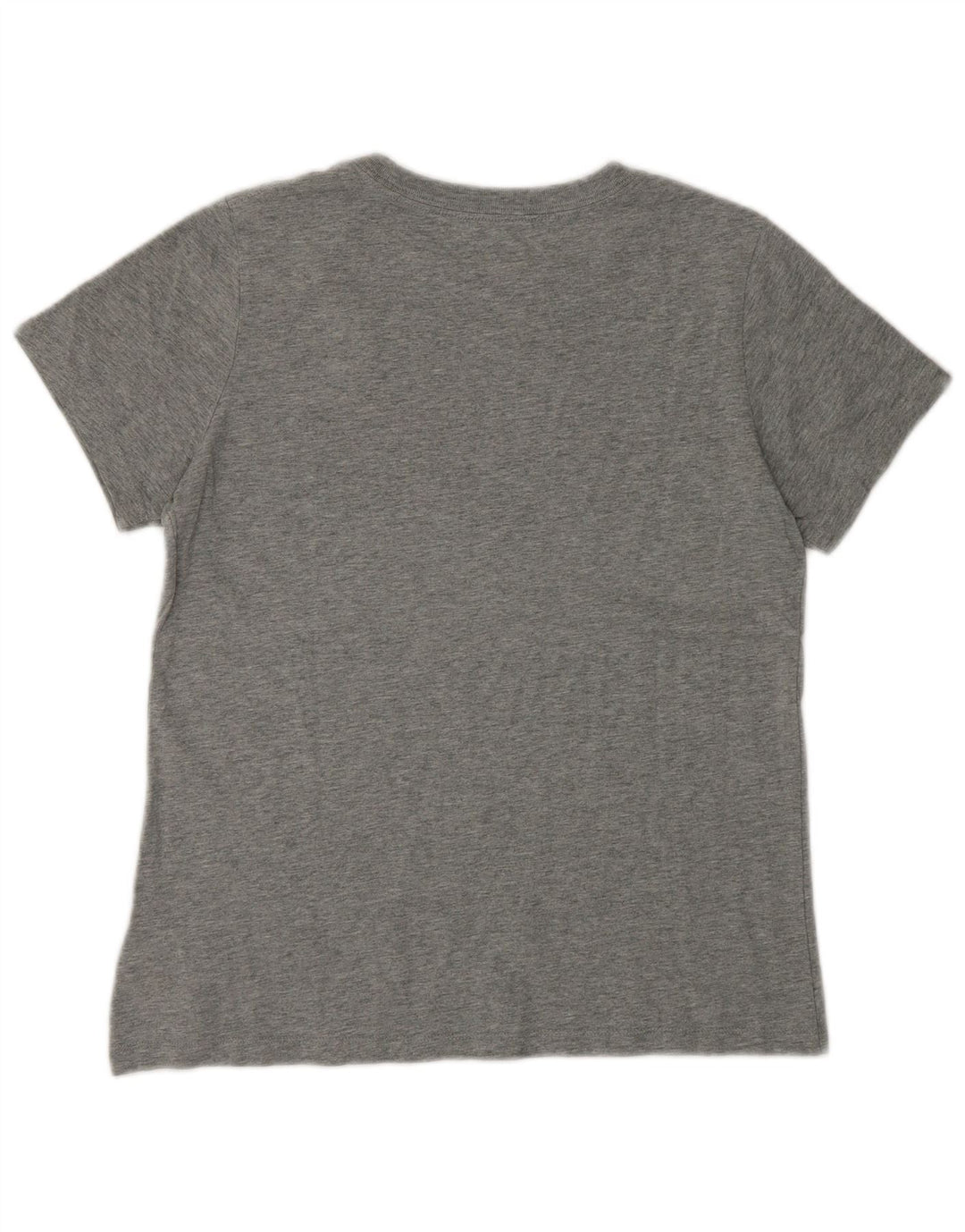 Converse Mujer Camiseta Top UK 12 Algodón Gris Medio