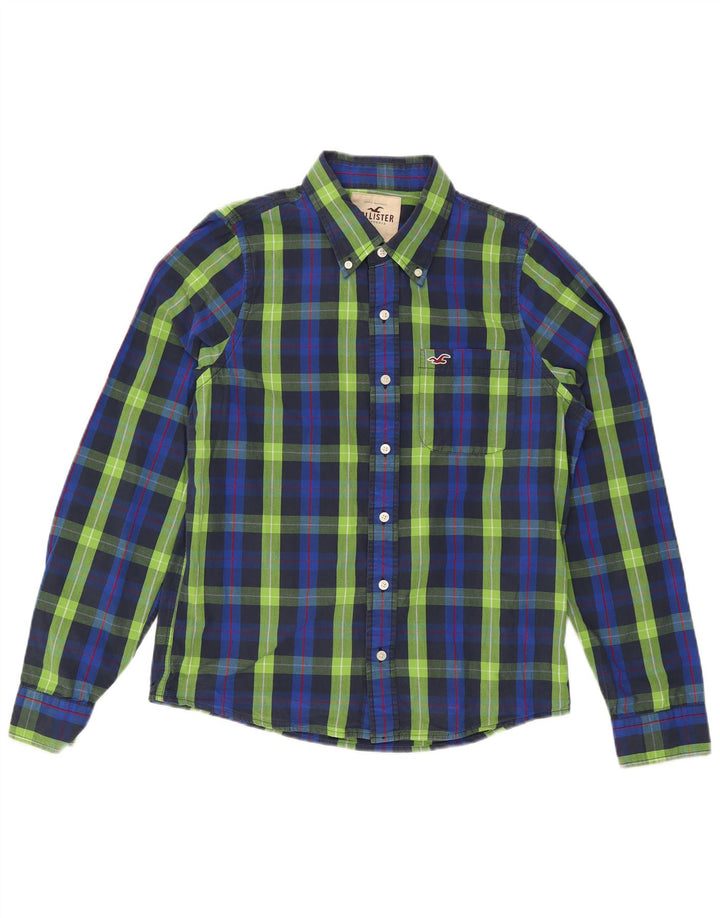 Camisa Hollister Hombre XL Cuadros Azules