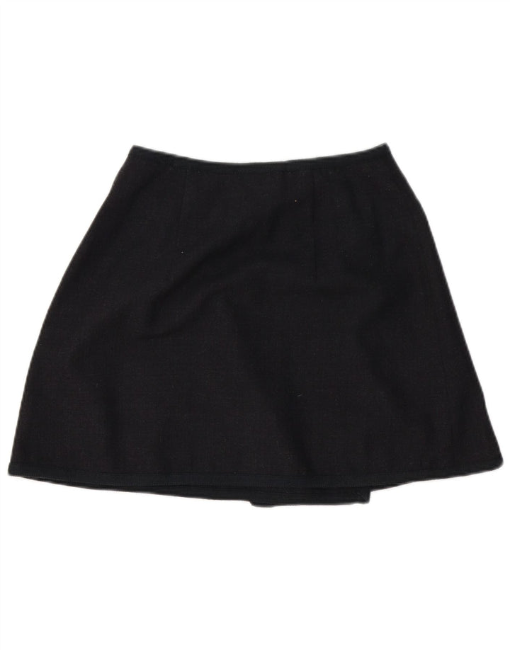 Falda cruzada Seventy para mujer IT 42 Medium W26 Lana azul marino