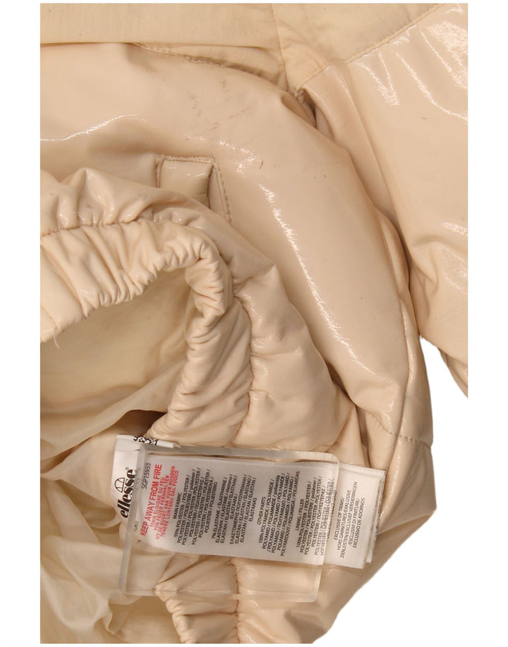 Ellesse Chaqueta Acolchada Extragrande con Capucha para Mujer UK 8 Small Beige