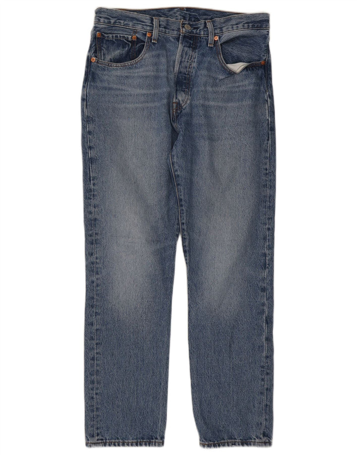 Levi's Hombre 501 Vaqueros Rectos W30 L28 Algodón Azul