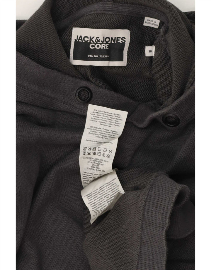 Jack & Jones Hombre Sudadera con Capucha Jumper Small Gris Algodón
