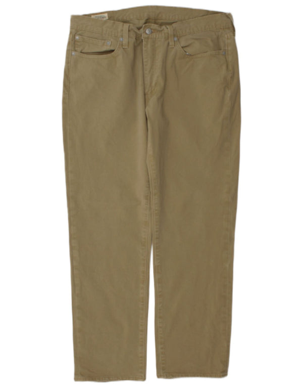 Levi's Mens 514 Pantalones Casuales Rectos W34 L30 Algodón Caqui