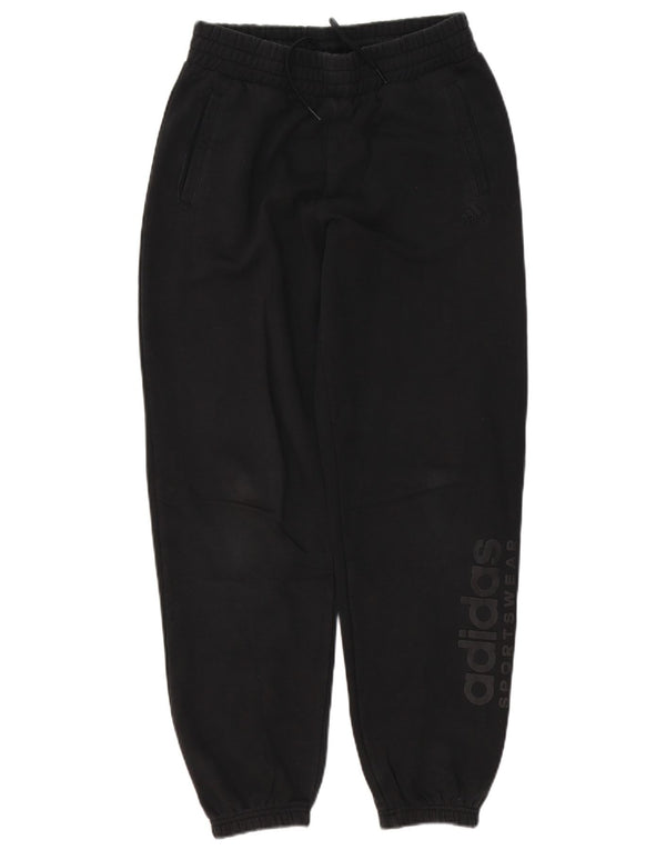 Adidas - Pantalón de chándal gráfico para niño, 13-14 años, algodón negro