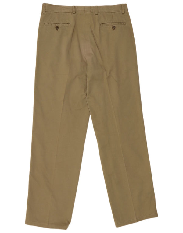 Paul & Shark Pantalones chinos rectos para hombre IT 52 XL W32 L32 Caqui