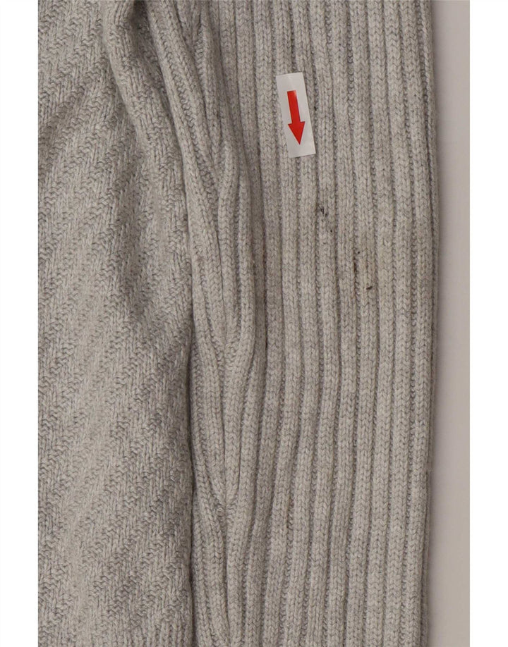 Marks & Spencer Suéter Cárdigan Abierto Largo para Mujer UK 10 Small Grey