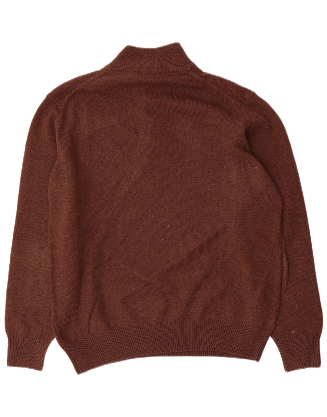 Fred Perry Jersey De Cuello Con Botones Para Hombre De Lana Marrón Grande