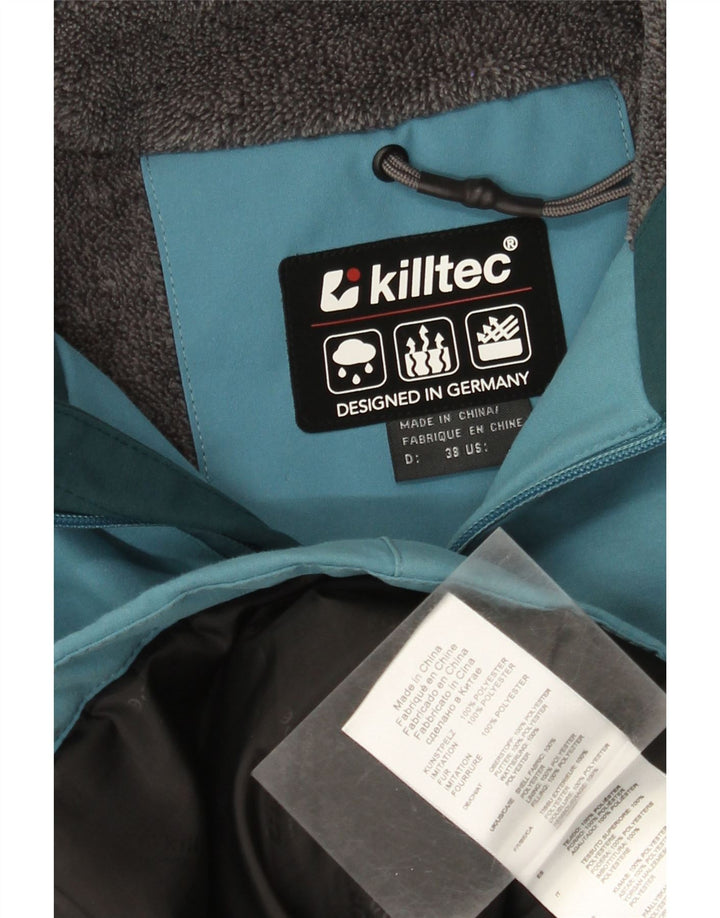 Killtec Chaqueta cortavientos con capucha para mujer EU 38 Medium Blue Colourblock