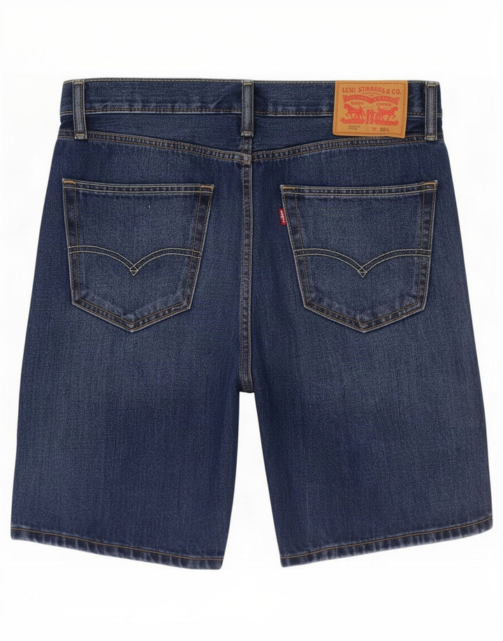 Levi's Mens 502 Shorts De Mezclilla W32 Algodón Azul Medio