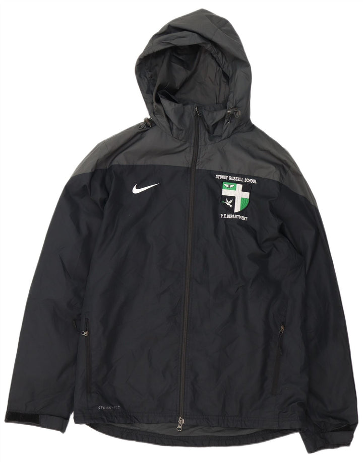 Nike Chaqueta cortavientos Storm-Fit Graphic para hombre UK 38 Mediano Negro Poliéster