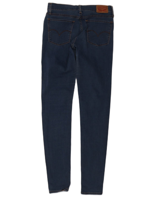 Levi's Mujer 710 Super Skinny Jeans W27 L32 Algodón Azul