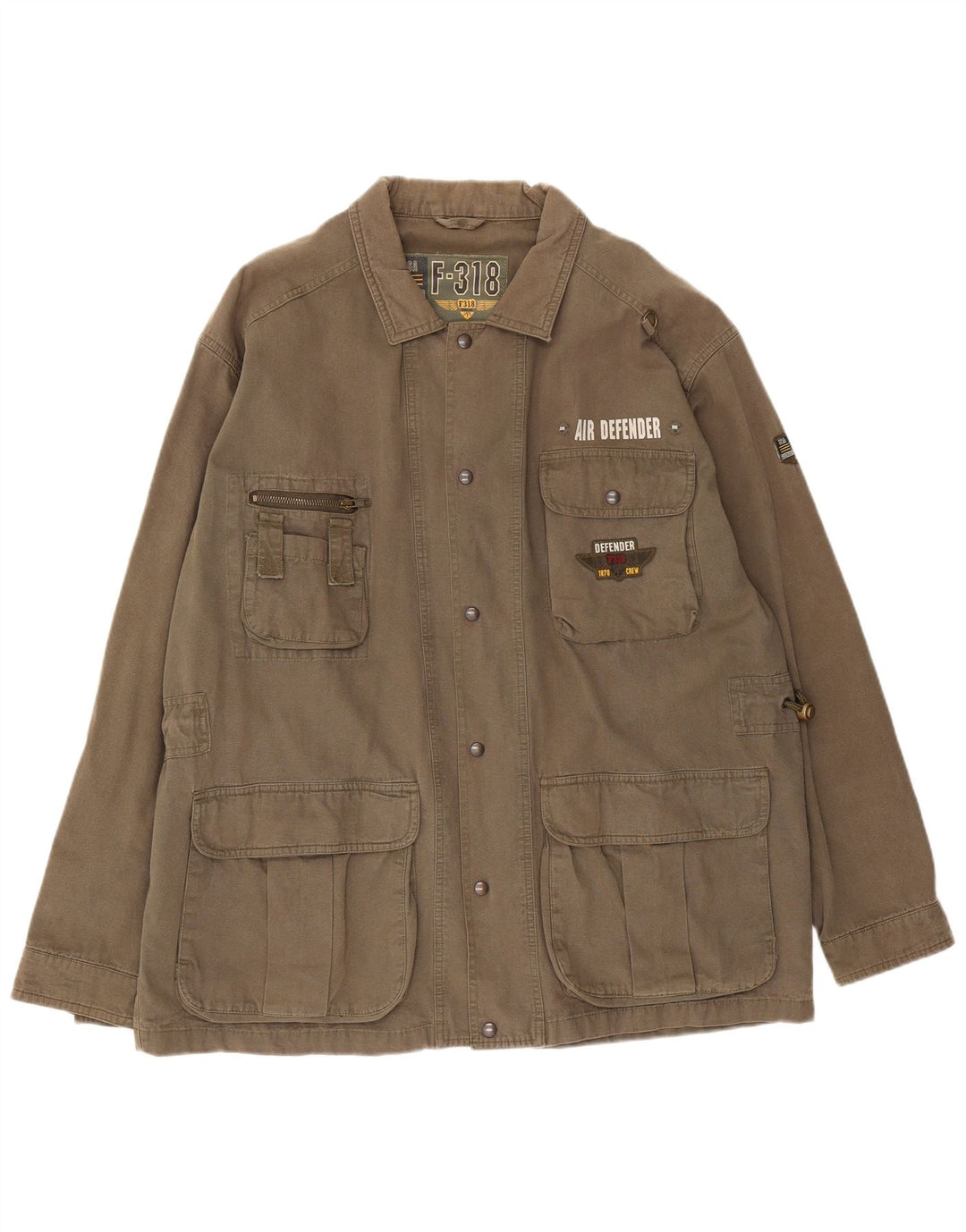 Chaqueta utilitaria vintage para hombre IT 52 XL Gris