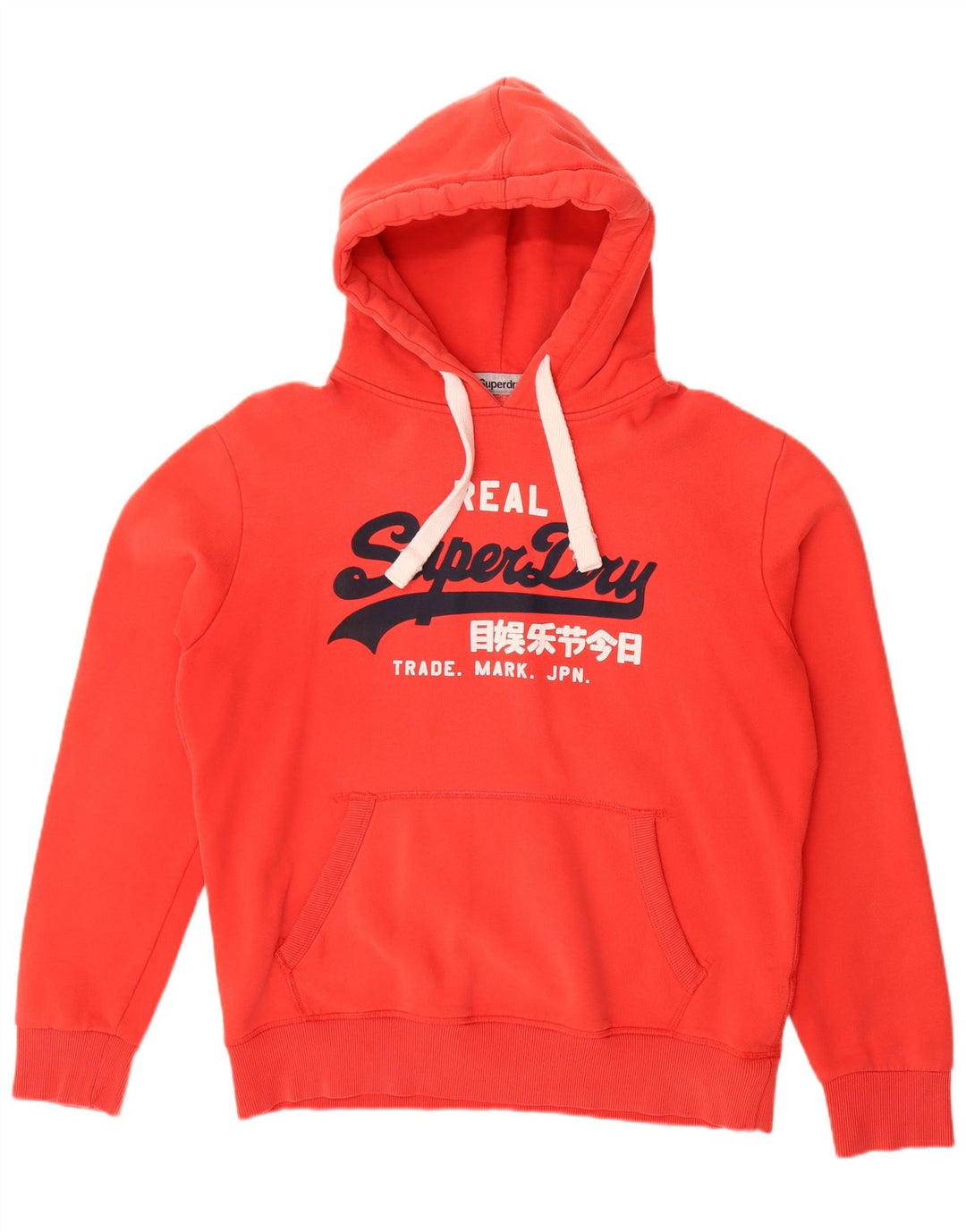 SUPERDRY Jersey con capucha Real Graphic para hombre XL Algodón rojo