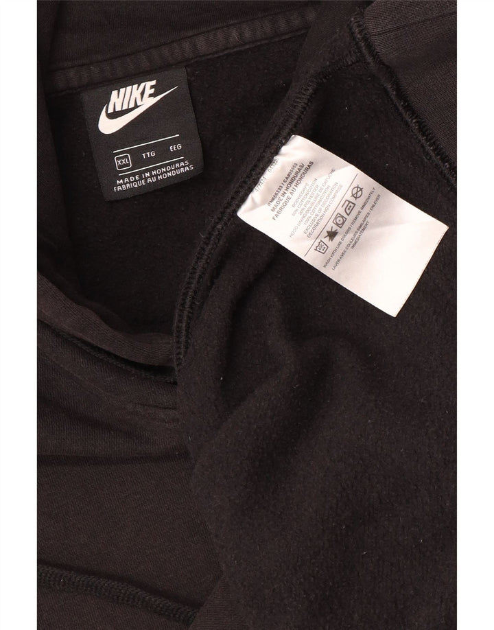 Nike - Sudadera con capucha para hombre, talla 2XL, algodón negro