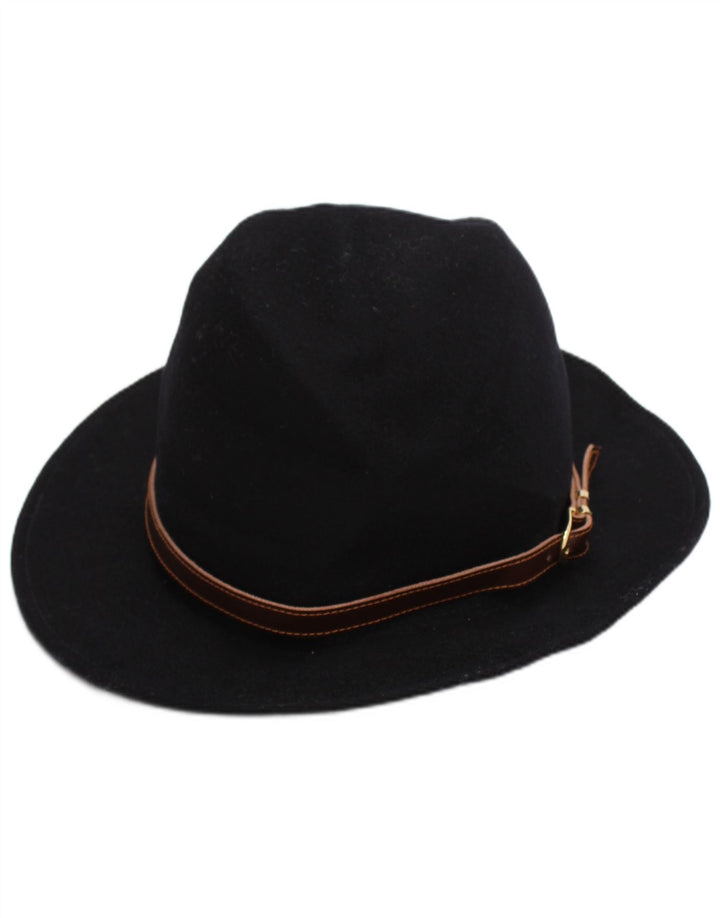 P.G.Field Sombrero Fedora para hombre grande de lana azul marino