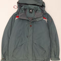 Helly Hansen Chaqueta cortavientos con capucha para hombre Reino Unido 40 Grande Azul Colorblock