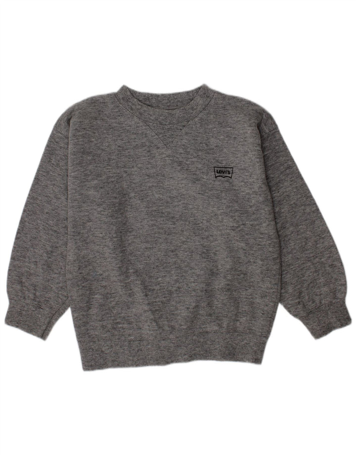 Levi's Sudadera Jumper para niño 3-4 años Gris Moteado
