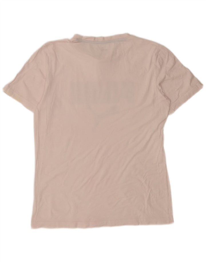 Puma Hombre Camiseta Gráfica Top Medium Blanco