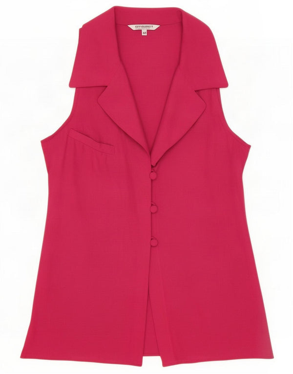 Erreuno Blusa camisera sin mangas para mujer IT 44 Rosa medio